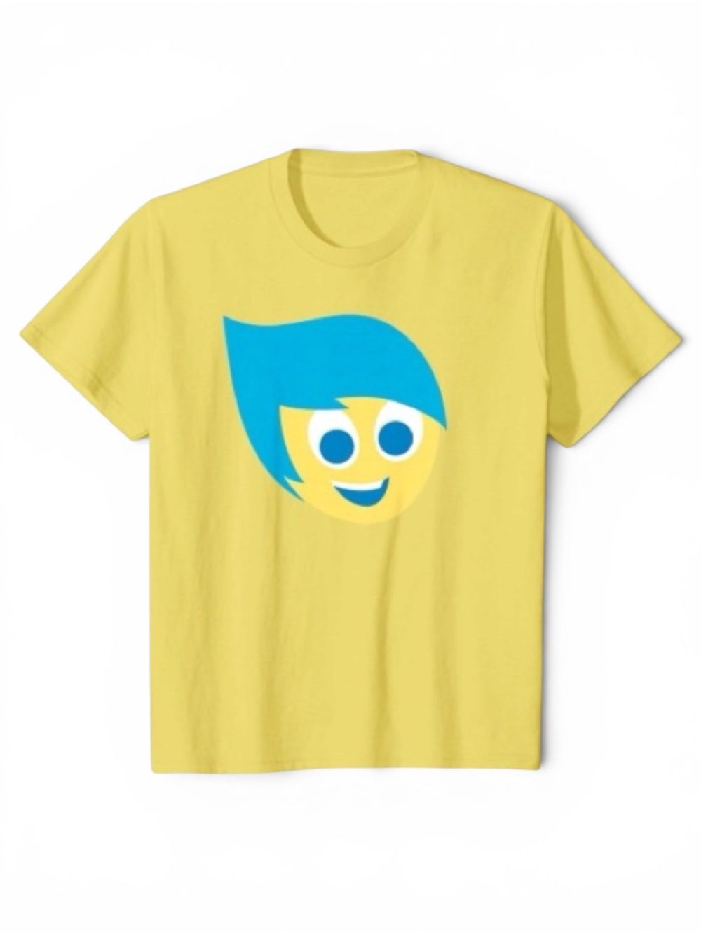 NWT Disney Pixar Inside Out Joy Yellow Graphic Tee Small 7-8 2/$10 or 3/$12